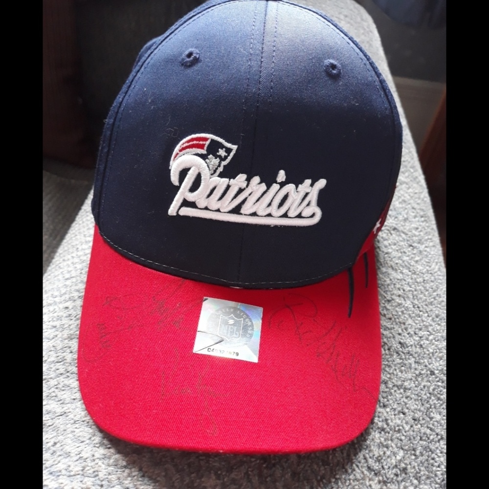 Navy blue NFL Patriots hat